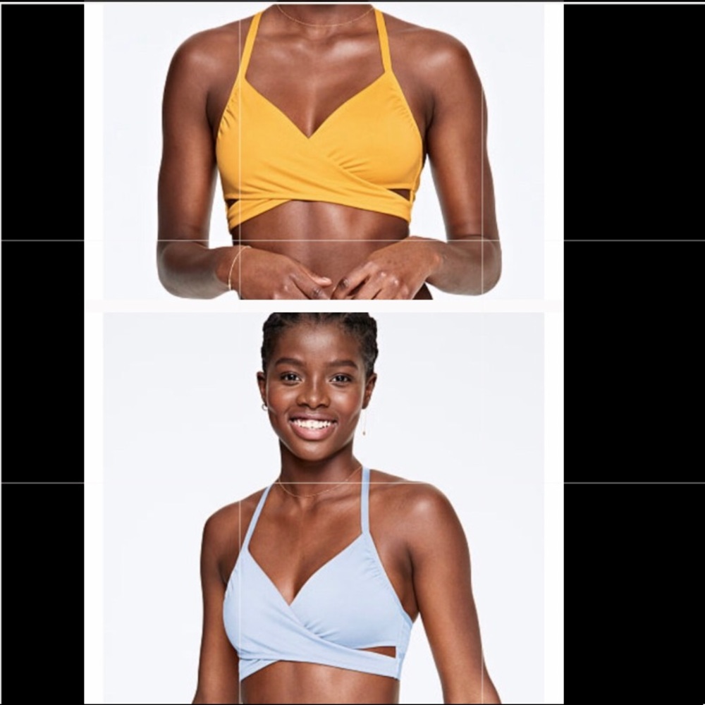 LOT OF 2 Victorias Secret Wrap Sports Bra Small